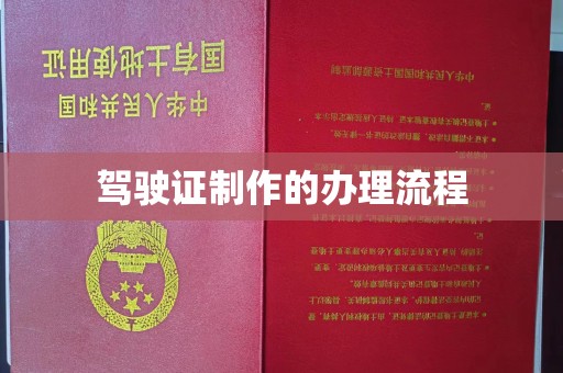 东区驾驶证制作的办理流程